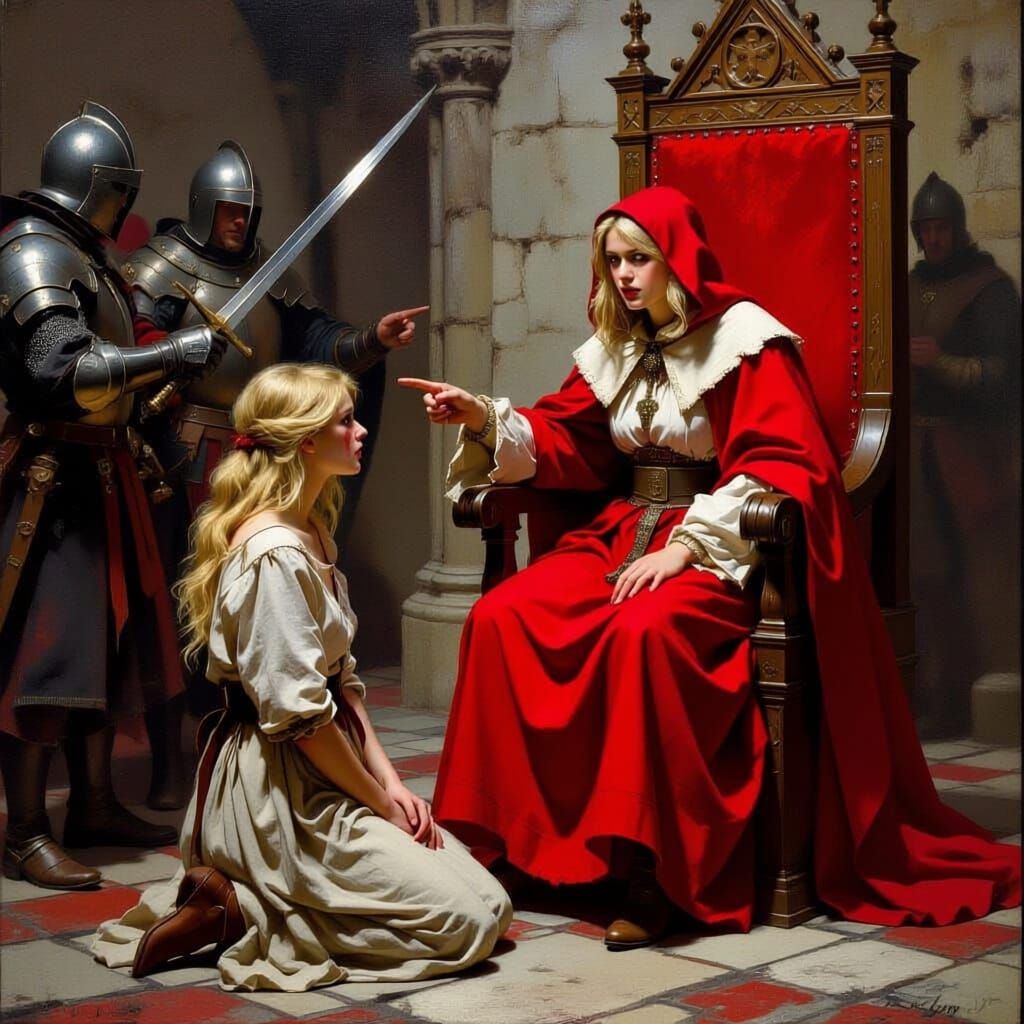 Medieval Confrontation: Cardinal Orders Execution of Peasant...