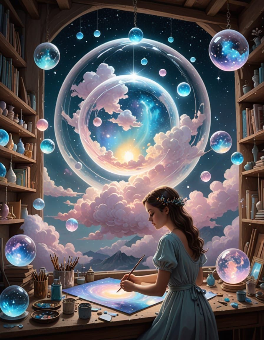 Dream Designer Painting Starlight in Cloud Workshop