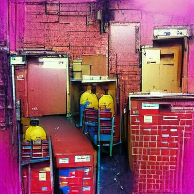 AI Generated Backrooms Image