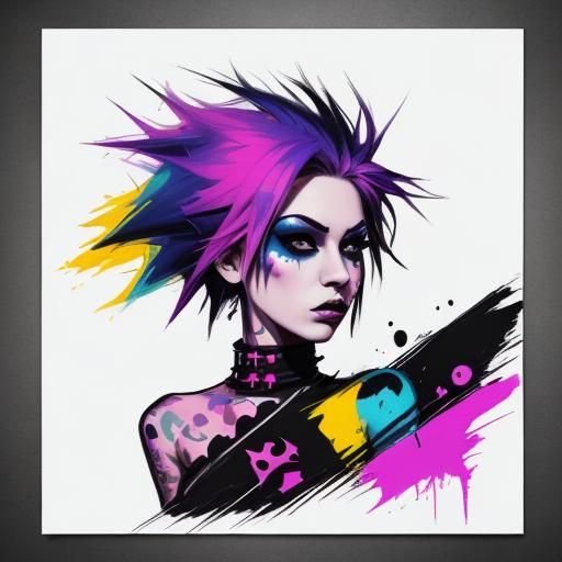 Punk Princess Splash Art Concept