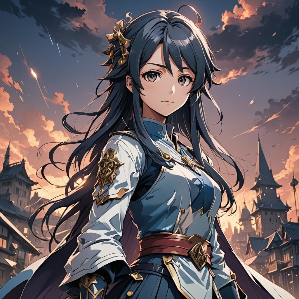 Anime Manga Scan in Studio Trigger Style