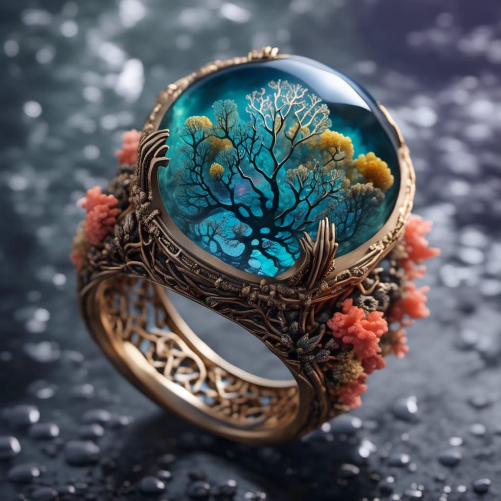 Corals ring
