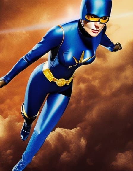 Powerful Superhero Portrait in Cinematic 3D Animation