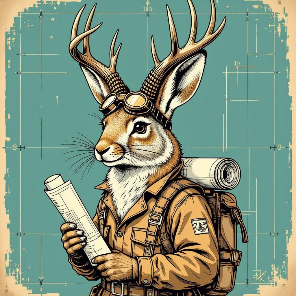 Jackalope Engineer Drawing