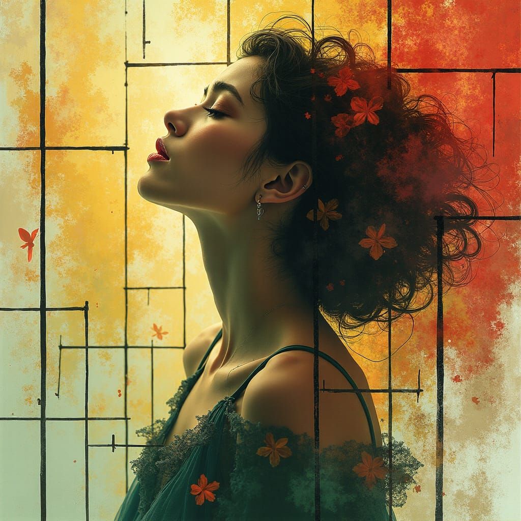 Imagine and Create a Double exposure photography; Art styled...