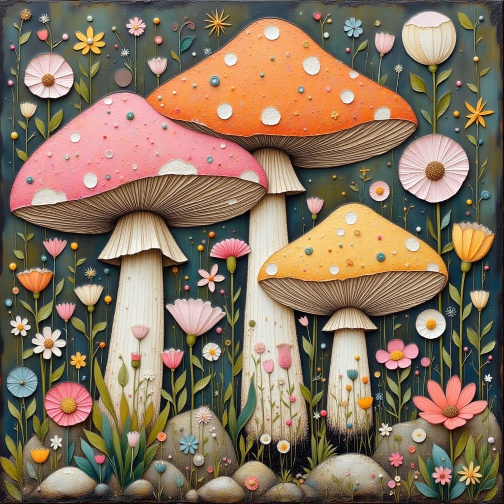 <lora:Naive Ephemera:1.0> <lora:fantasy illustration:1.0> <lora:WHIMSICAL FLUX:1.0> <lora:Earth and simplicity:1.0>