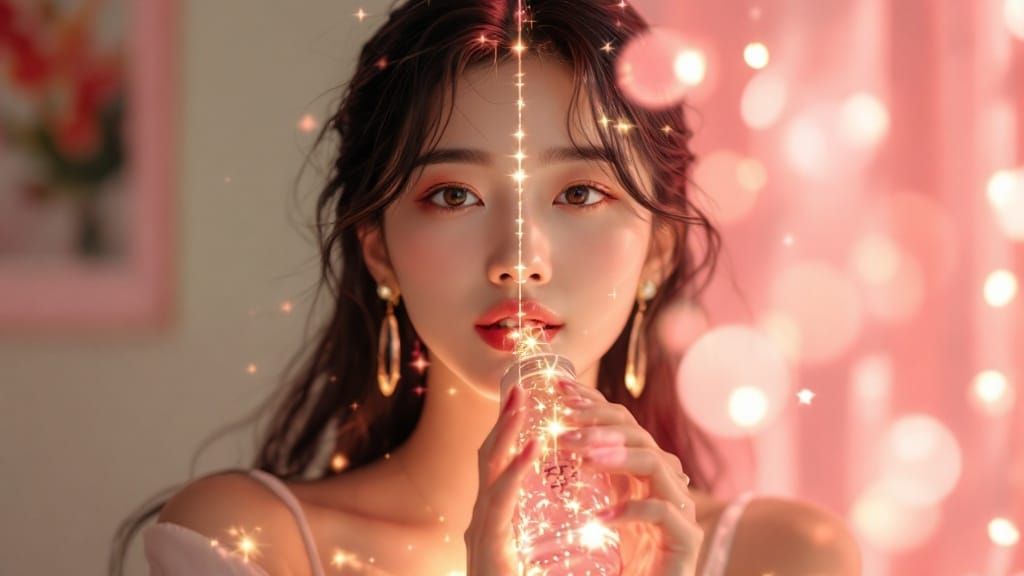 Korean Beauty Icon Unleashed in Starlight Transformation