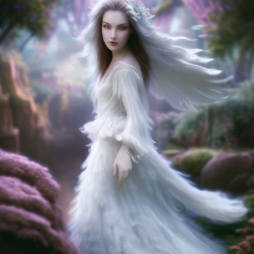 Feather dress