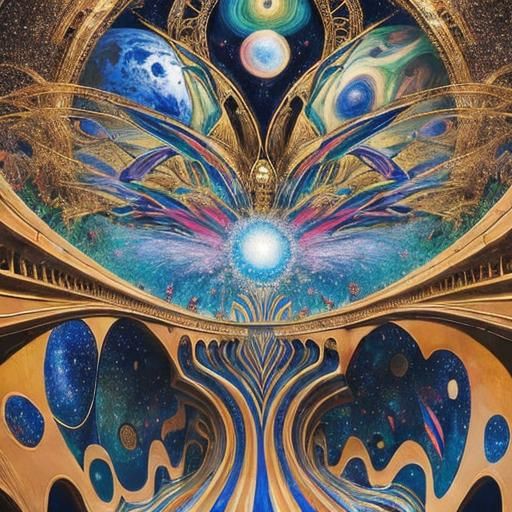 Surrealist Astronomy: Stars, Galaxies and Planets