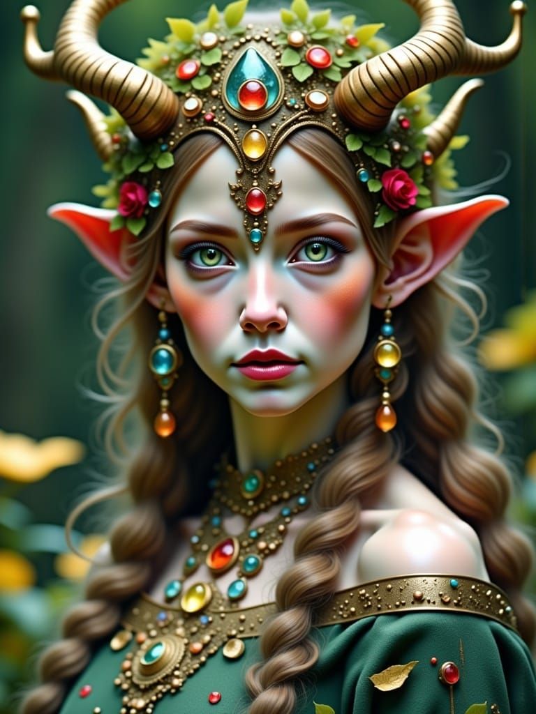 <lora:Alienesque Flux:1.0> Test Lora Elf