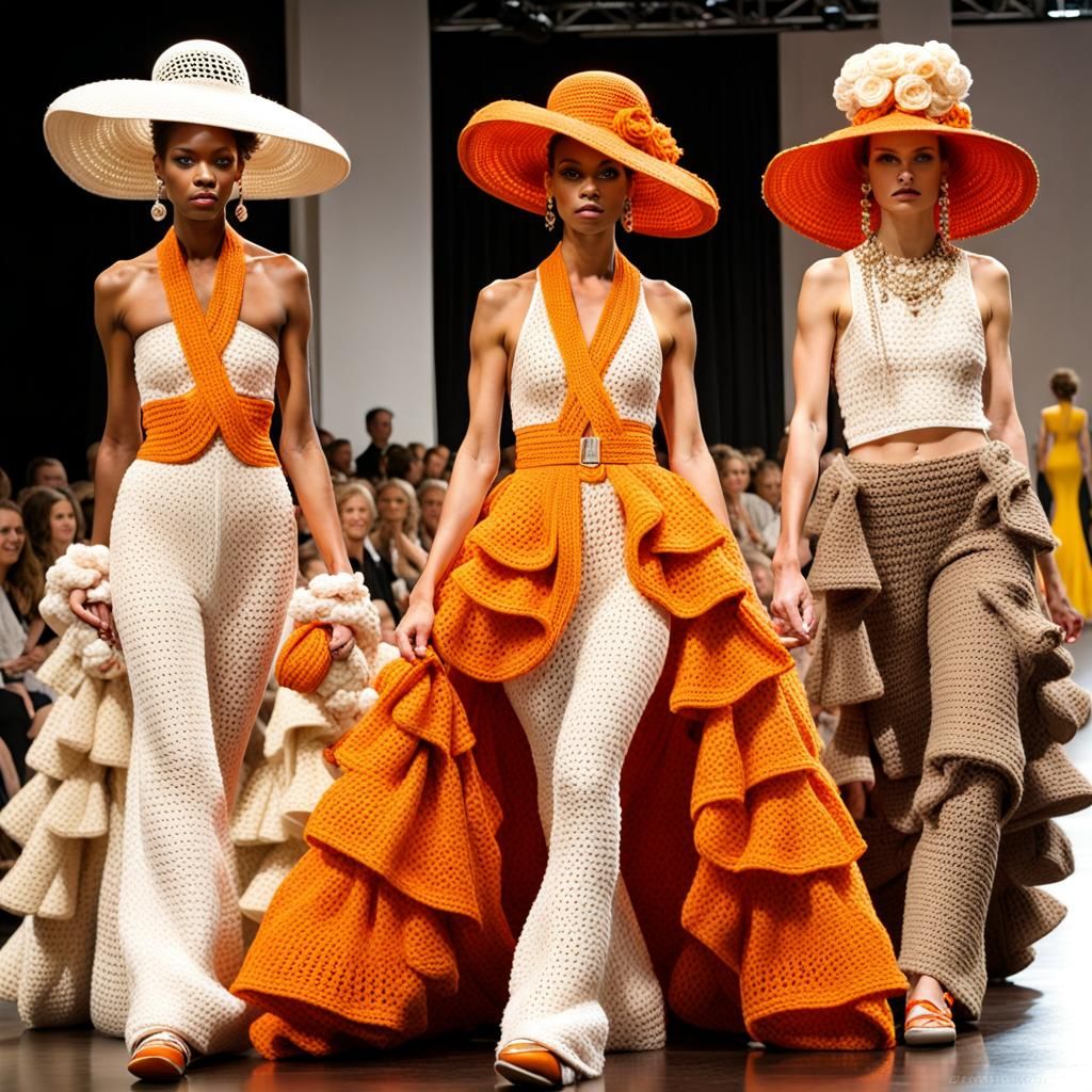 Crochet Haute Couture Fashion Show