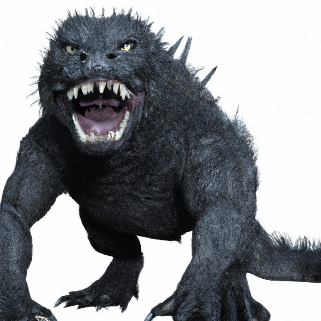 Godzilla Rendering: A Classic Monster