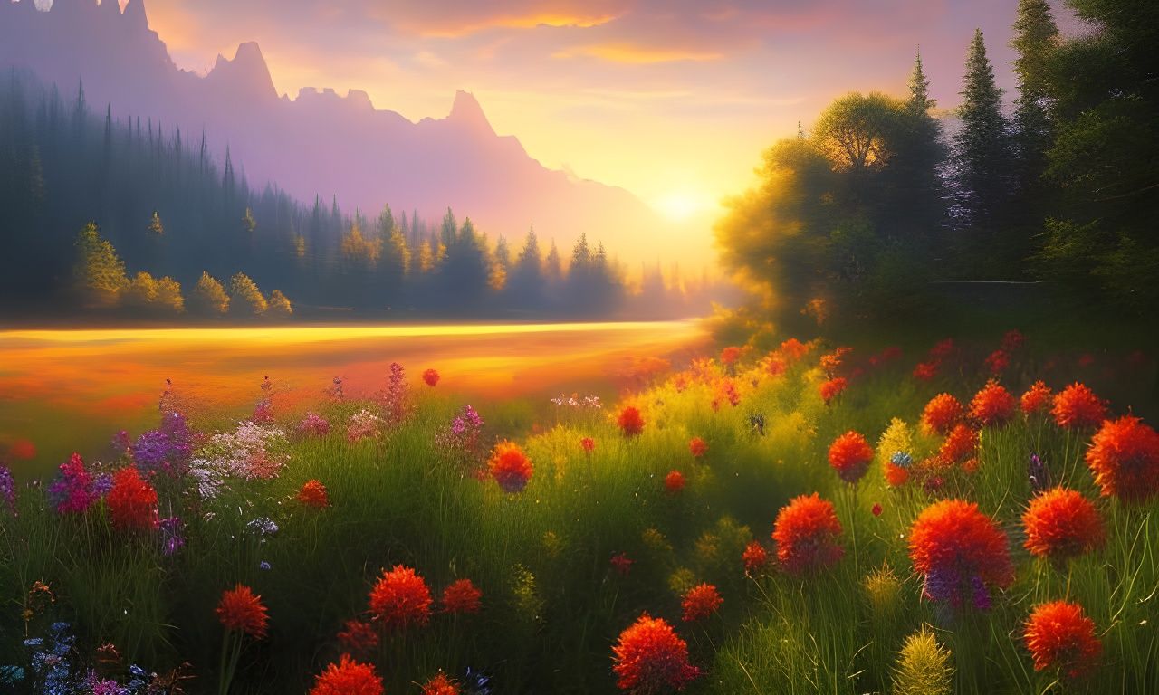 Peaceful meadow 🌹