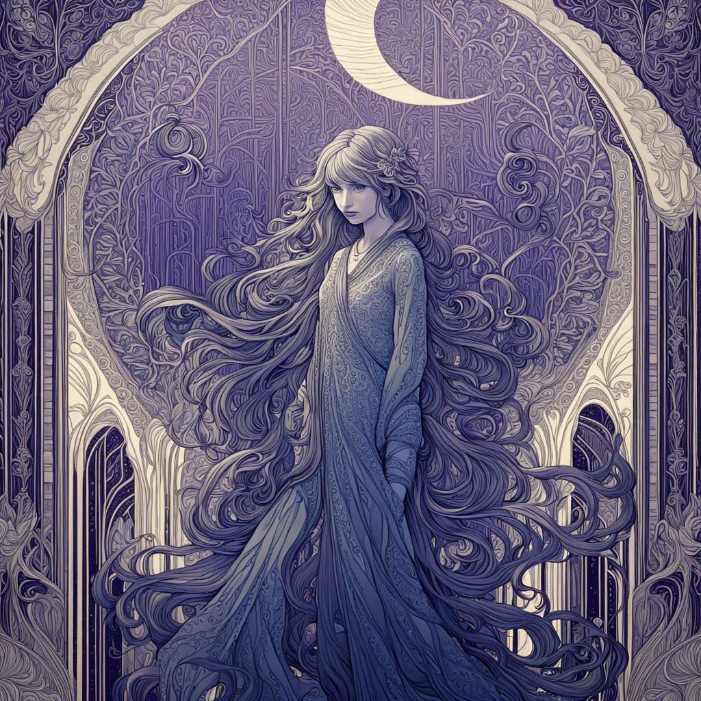 Ethereal Anime Girl in Dreamlike Pastel Paradise