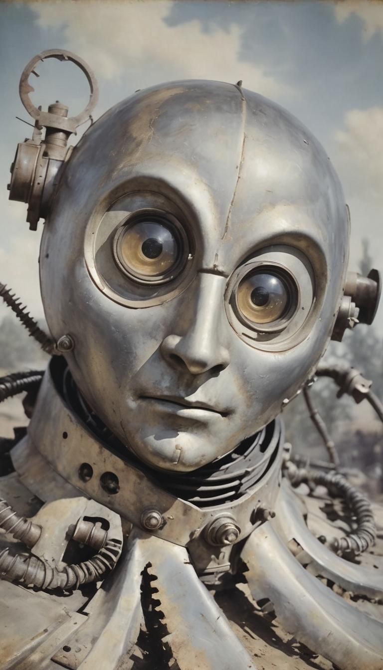 Filmic Photorealistic Tin Woodman Surrealism