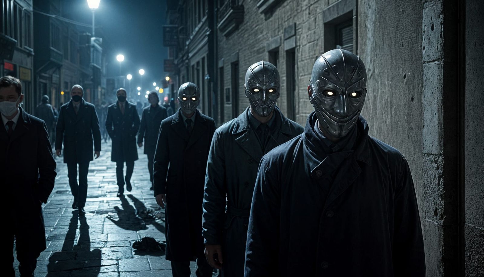 Faceless Crowd Reveals Cold Calculating Truth in Plain Sight