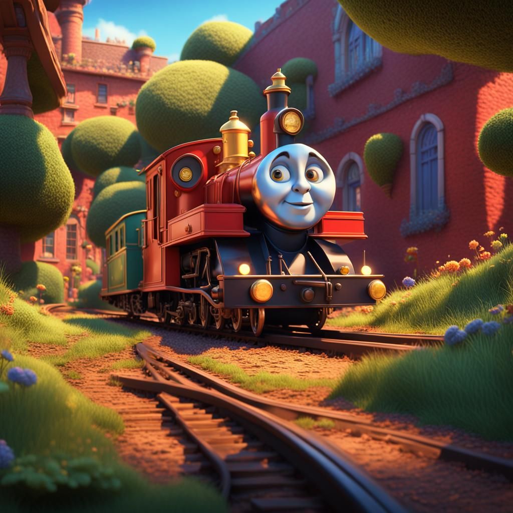 The Little Engine That Could: 3D Digital Art