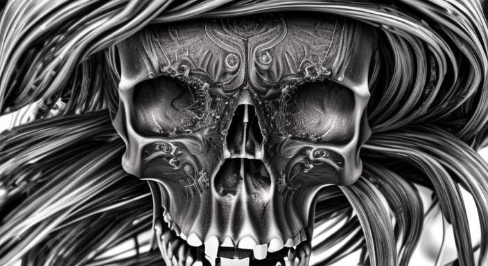 Photorealistic Skull: Professional Photography with Bokeh