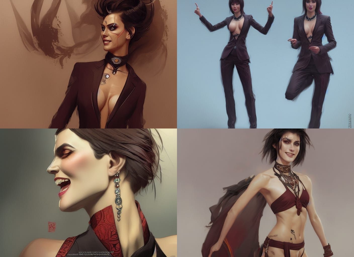 Hyper-Realistic Lama Dancer in Business Suit