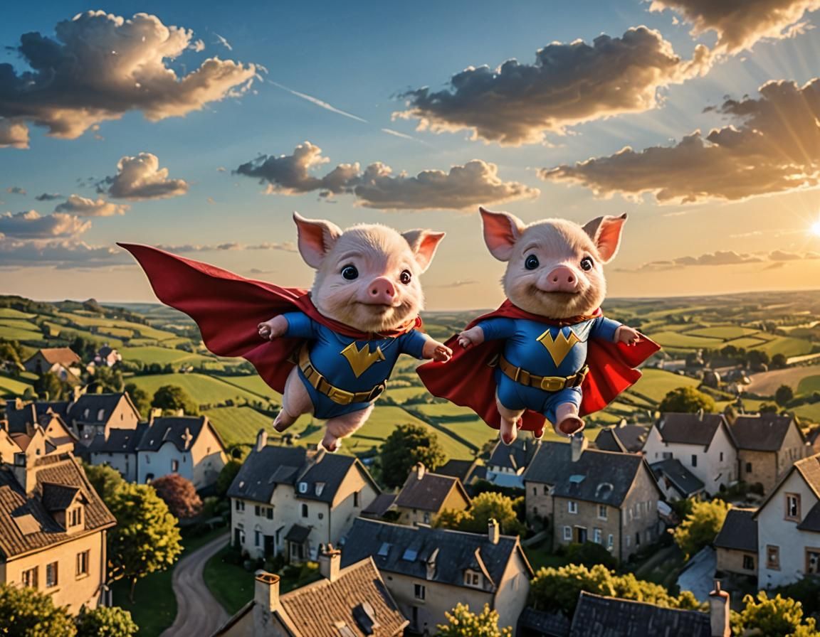 Countryside Twinlet Superheroes <>