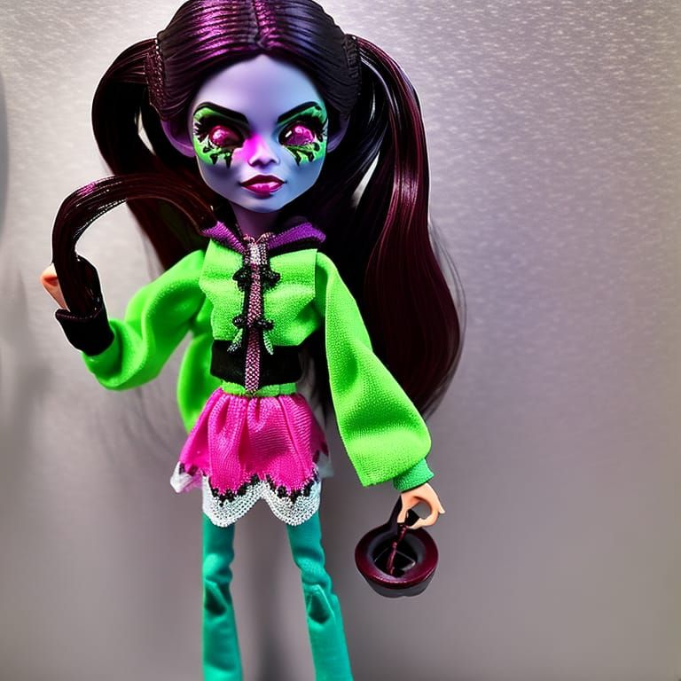 Detailed Zombie Doll Inspired by Monster High