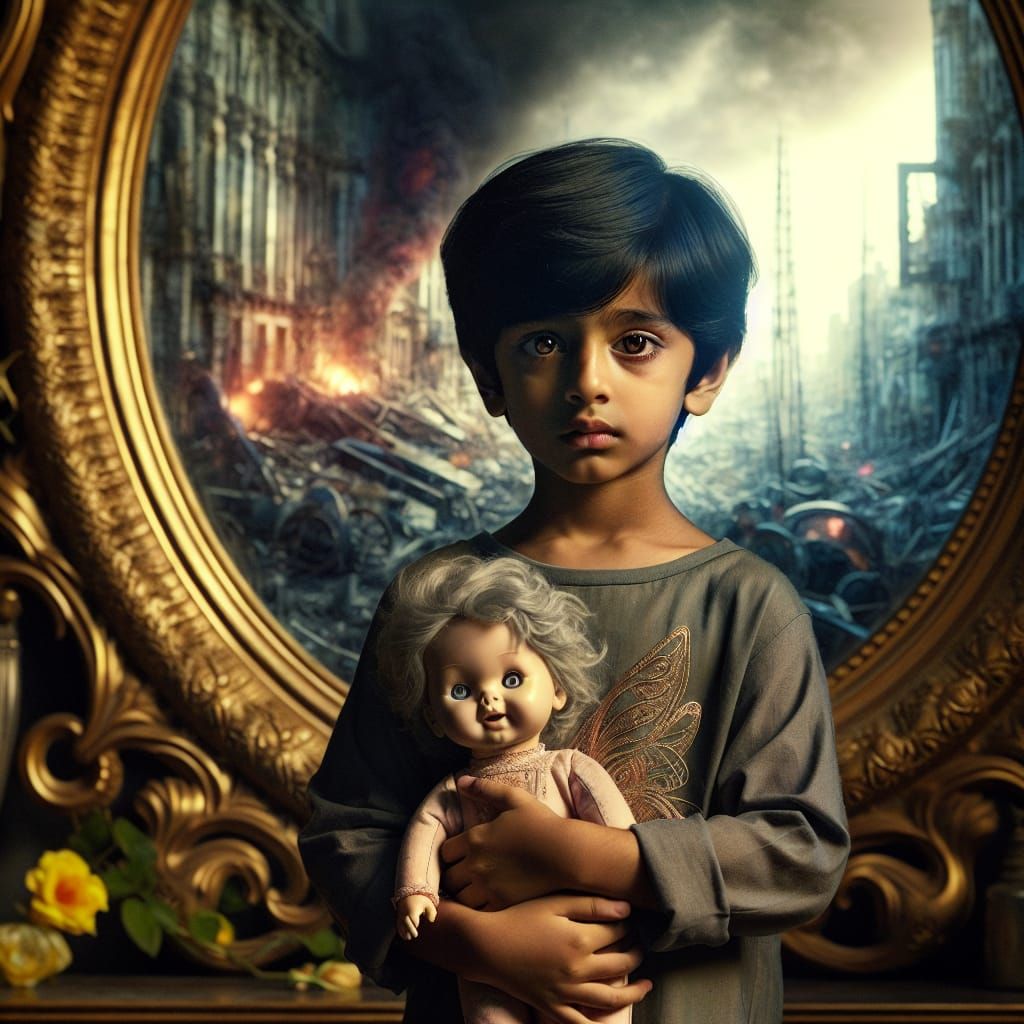 Hope Amidst Despair: Boy and Dystopian Reflection