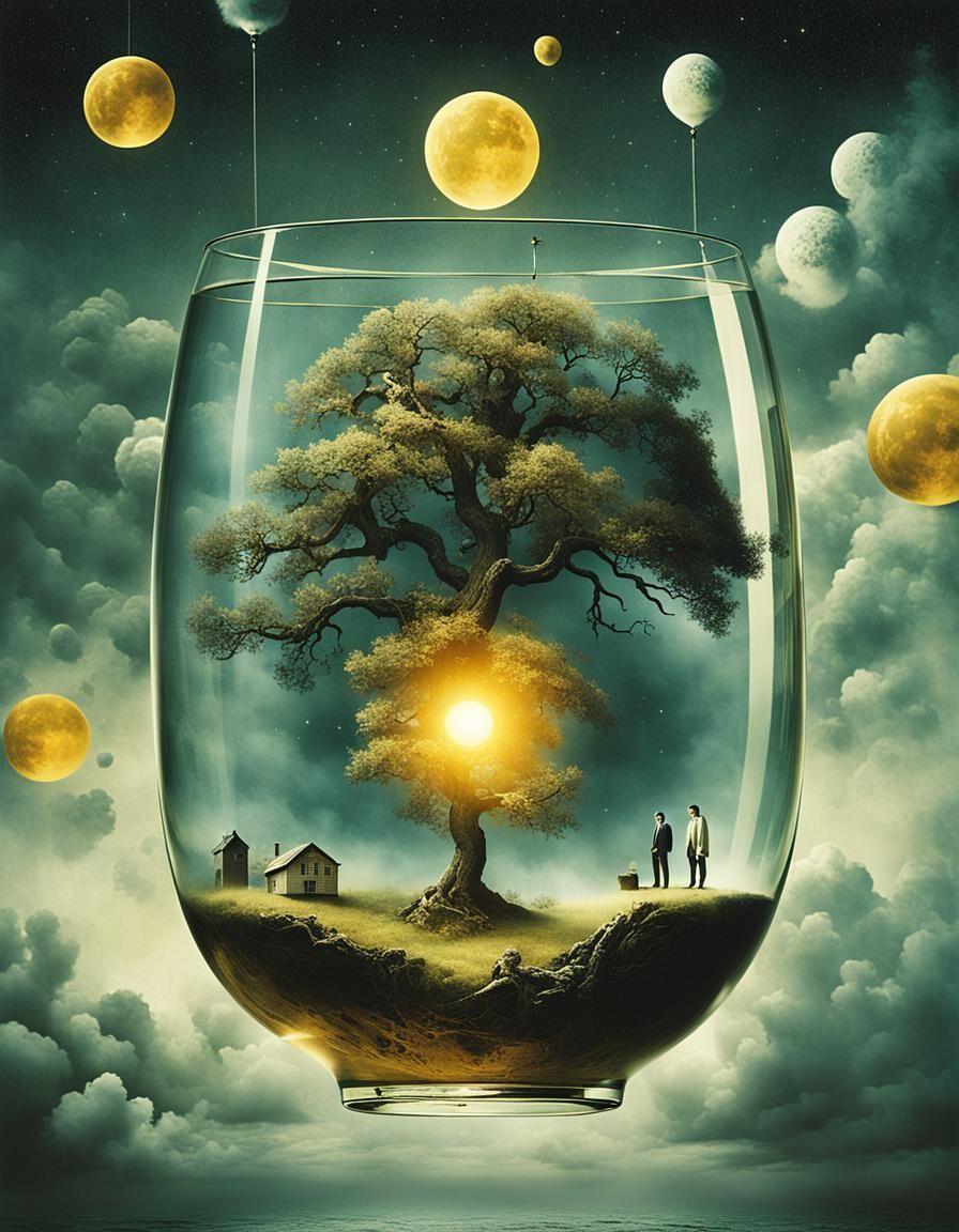 Surreal Stargate Dreamscape: A Fantasycore Masterpiece