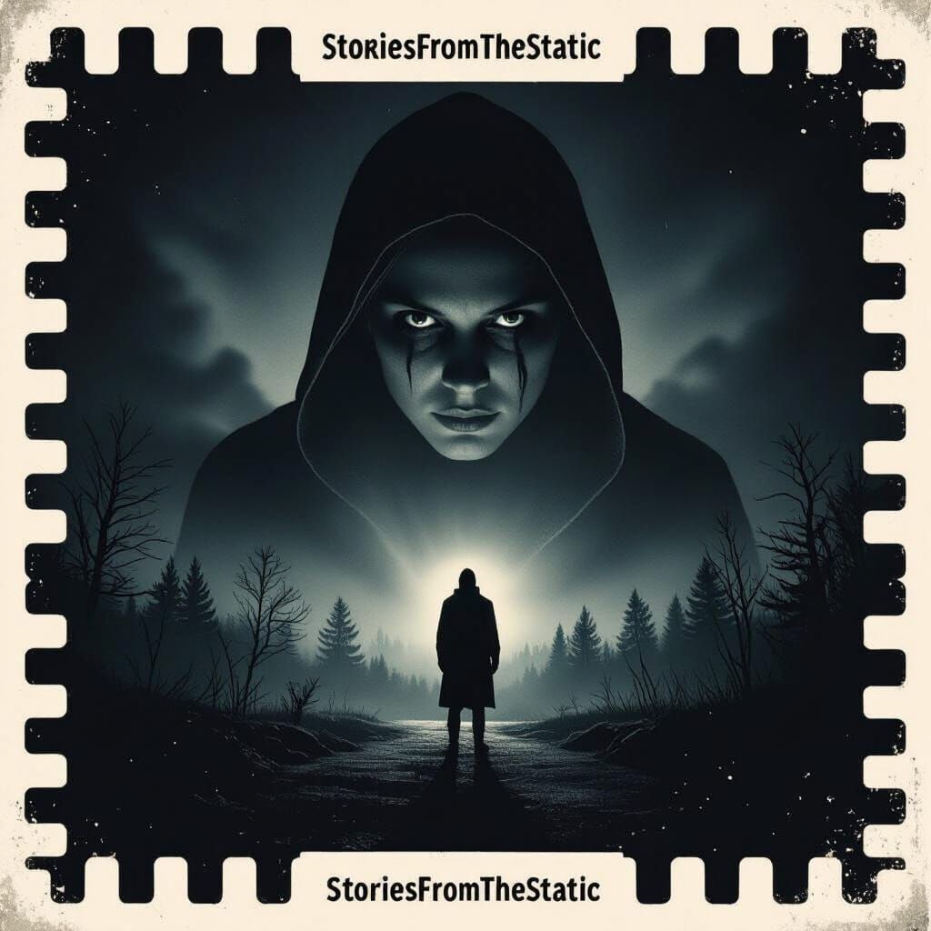 Cinematic Horror Film Still for TikTok: StoriesFromTheStatic