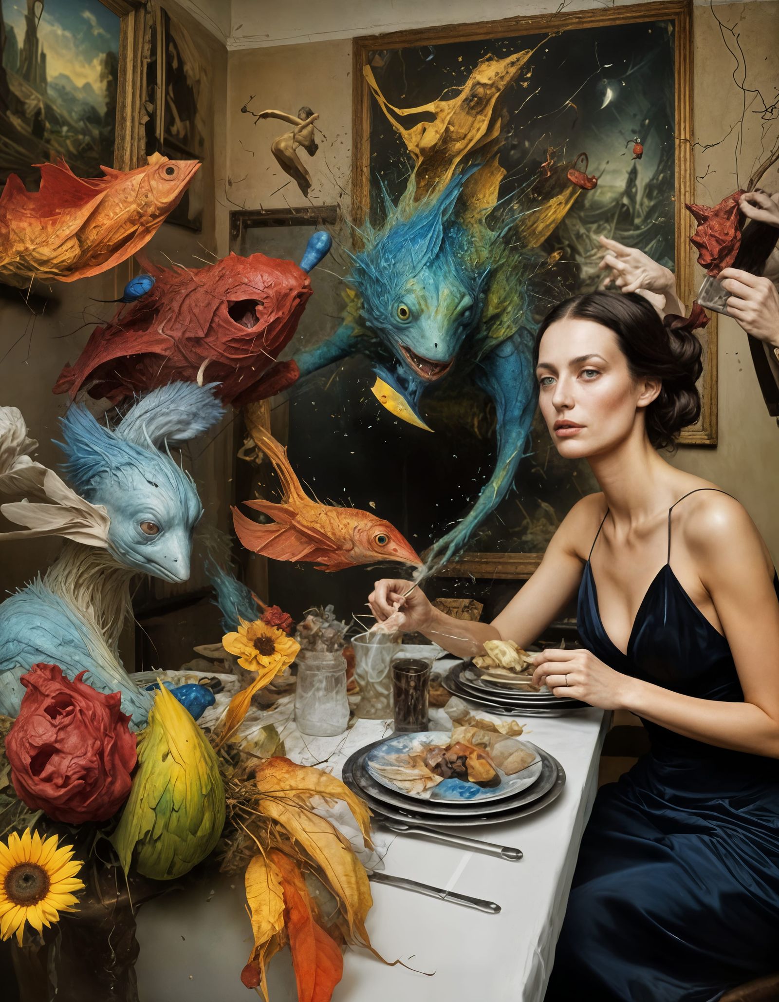 Annoying when a Pod of Airfish comes through the walland put...