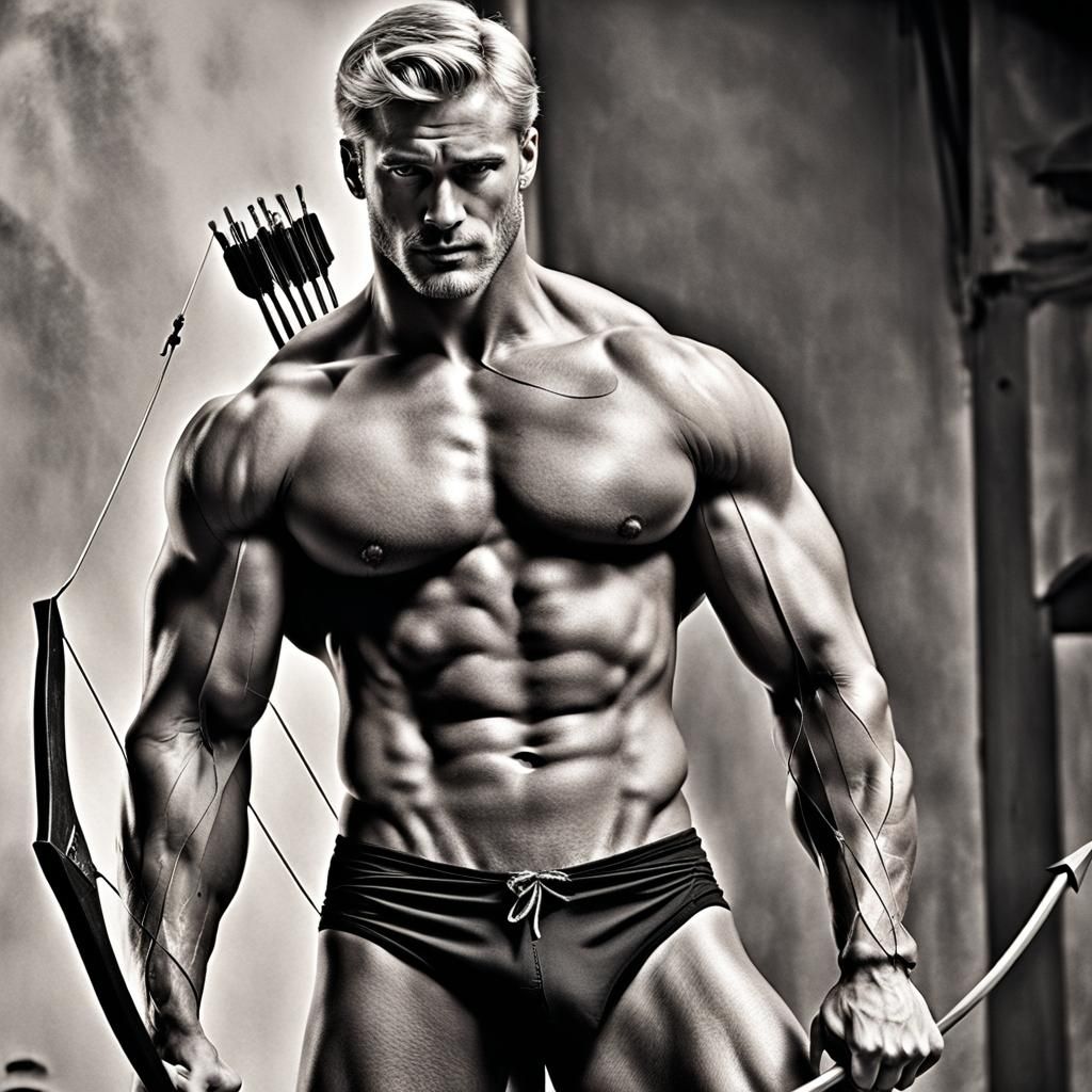 Vintage Male Physique Photography in Tom of Finland Style