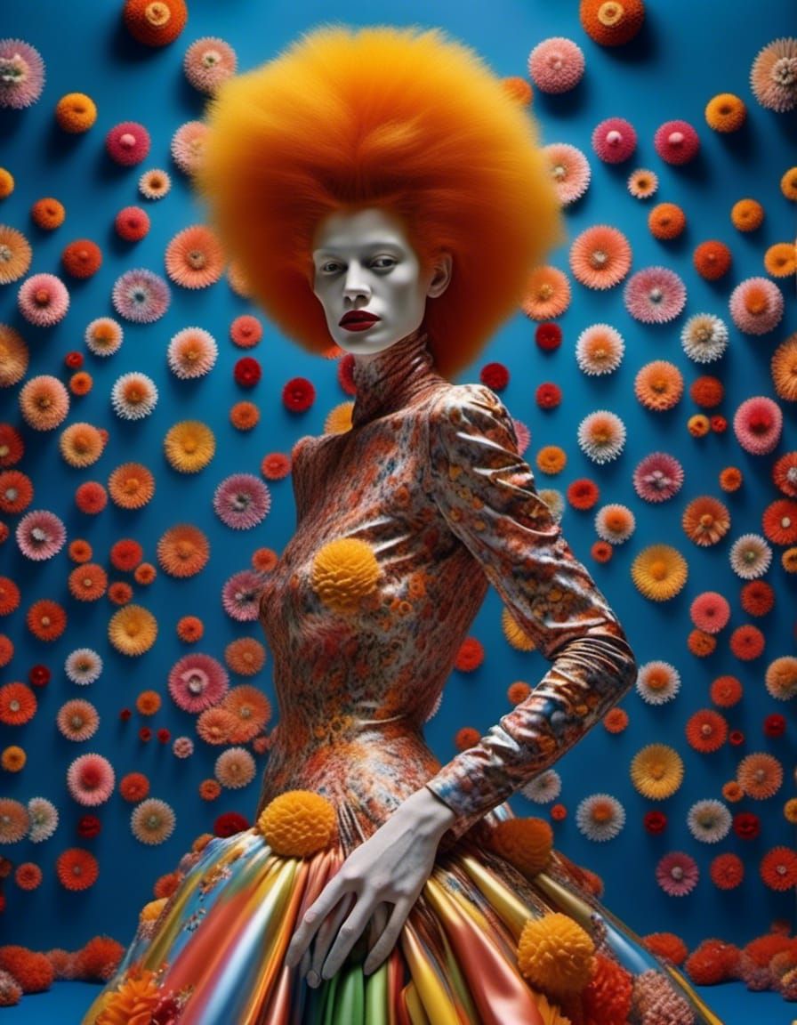 Technicolor Tatters: A Maximalist Fashion Portrait