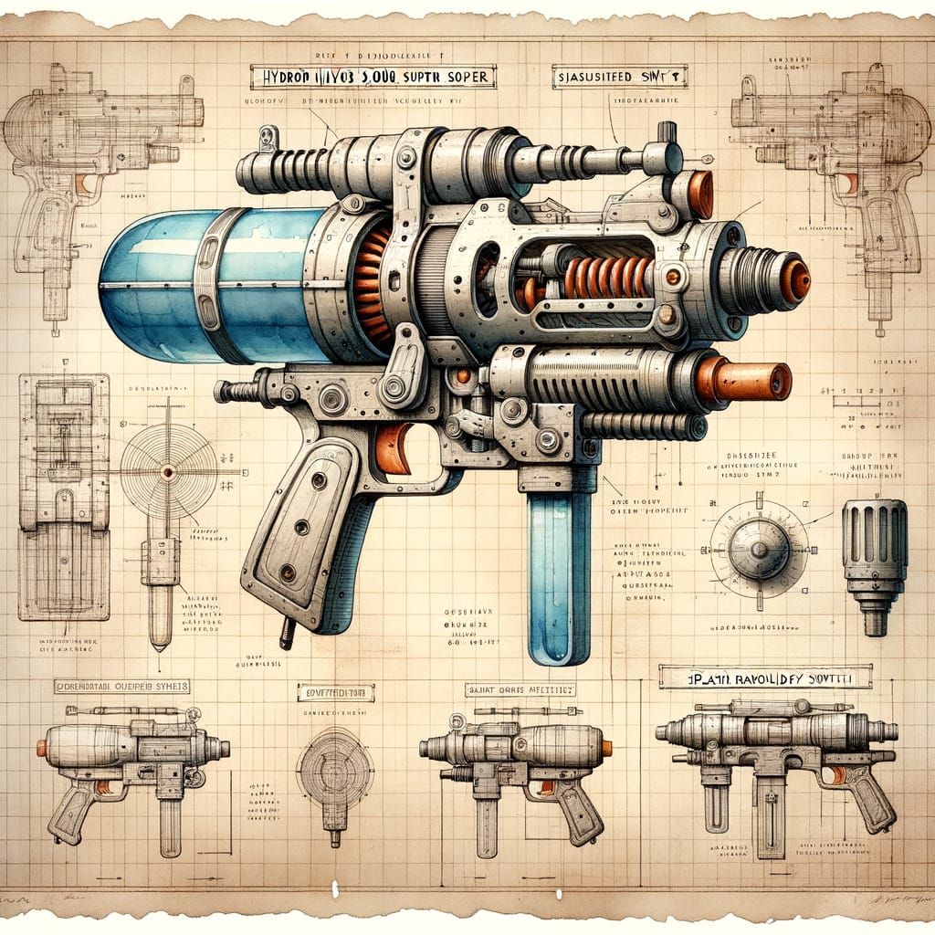 The Hydro Havoc 3000 Super Soaker with Sibling Soaker Override Switch