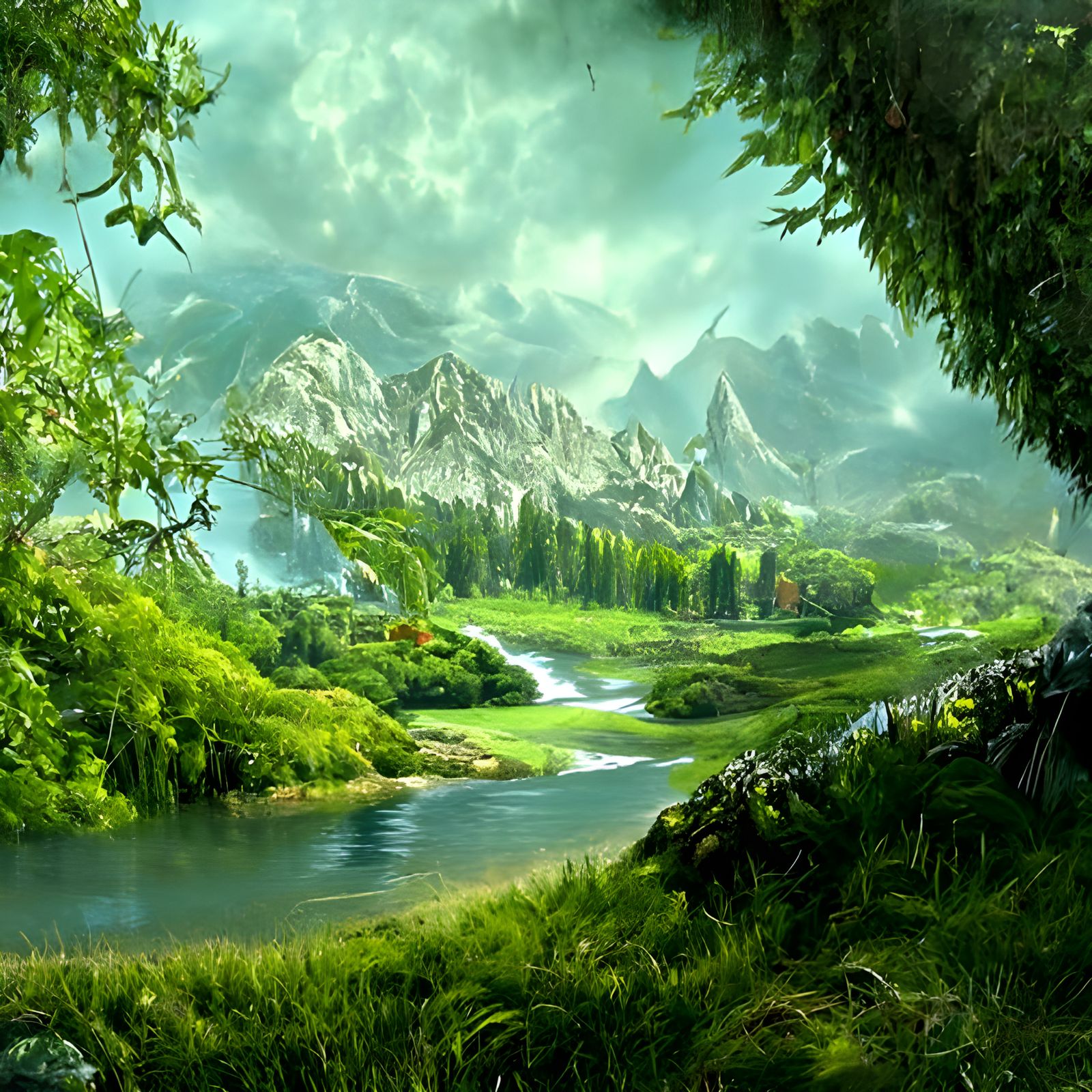 Elven Wilderness Fantasy Landscape in HD