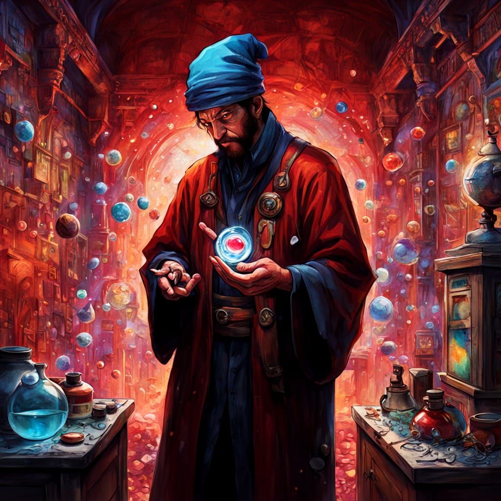 The Wizard's Apprentice Uncovers a Mysterious Secret in a Gr...