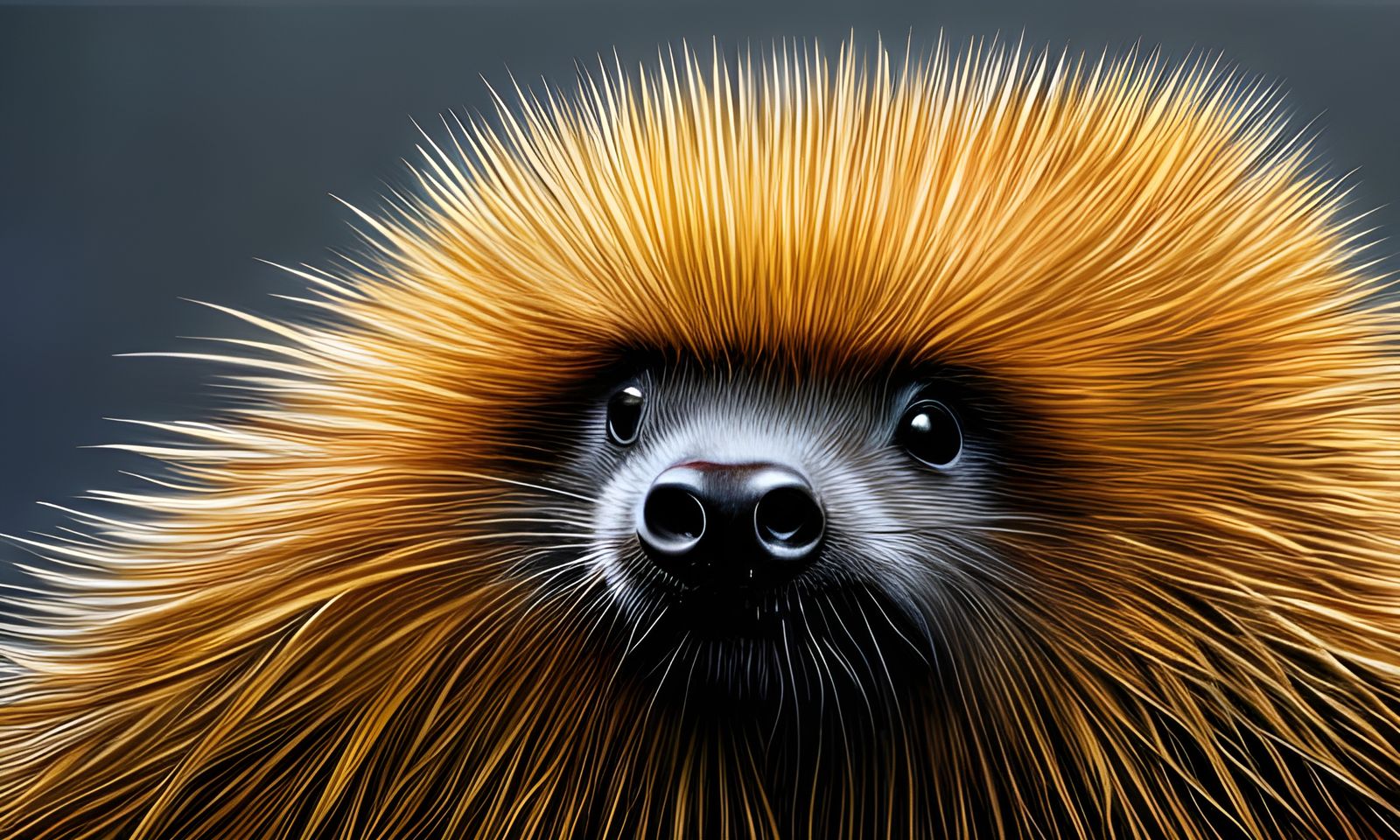 hello there! porcupine face