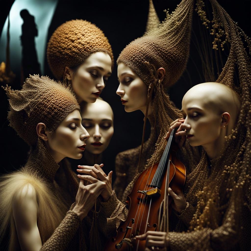 Magical Surreal Celebration in Photorealistic Style