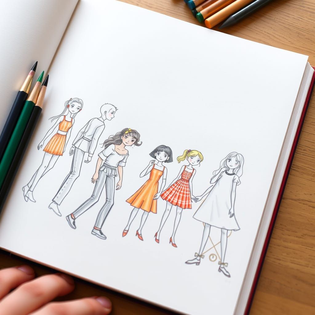 Drawings Come to Life From Sketchbook