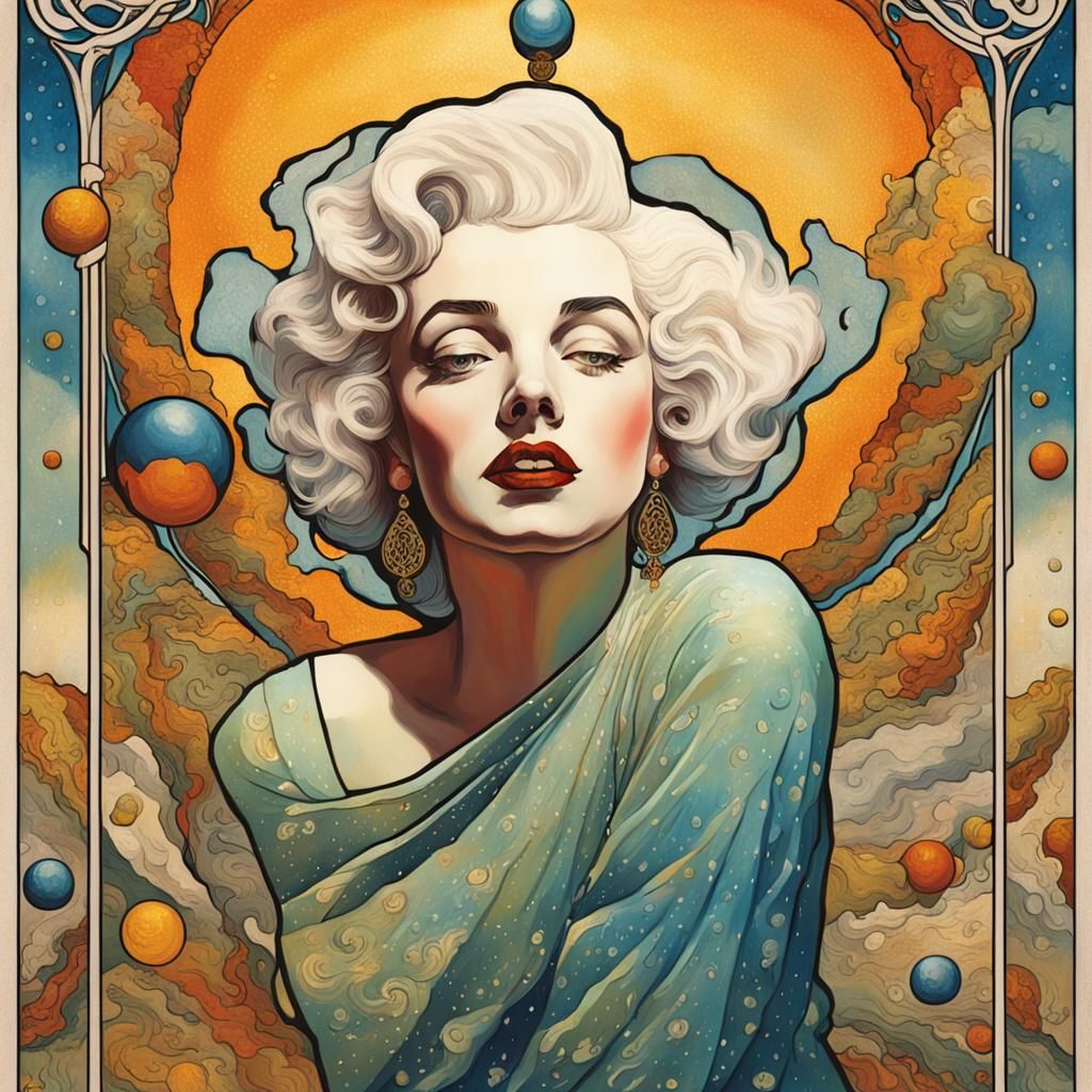 Art Nouveau Marilyn