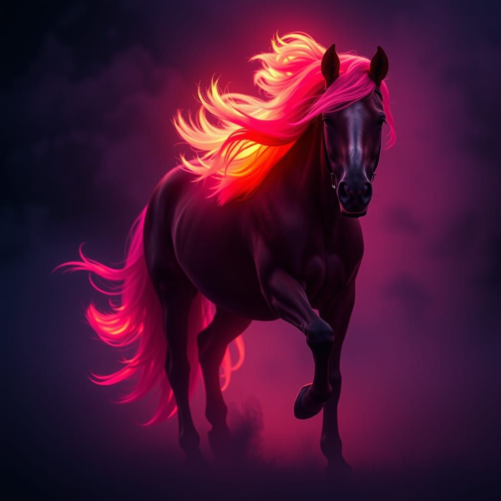 Radiant Flux Horse of Light and Energy