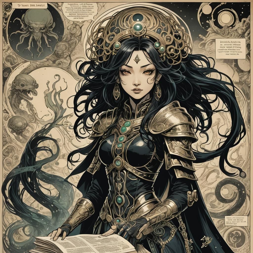 Mexican Wrestler Super-Villainess on Bridge in San Francisco