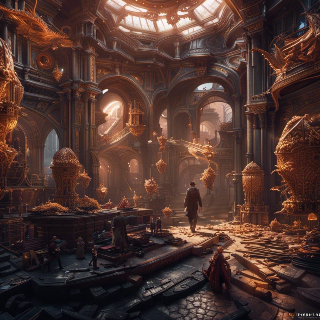 Detailed Matte Painting: The Age of Plagiarism