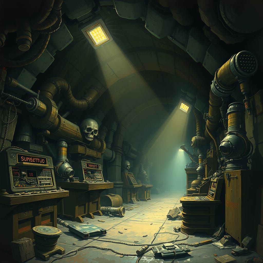 Secret Underground Vault of Forbidden Technology