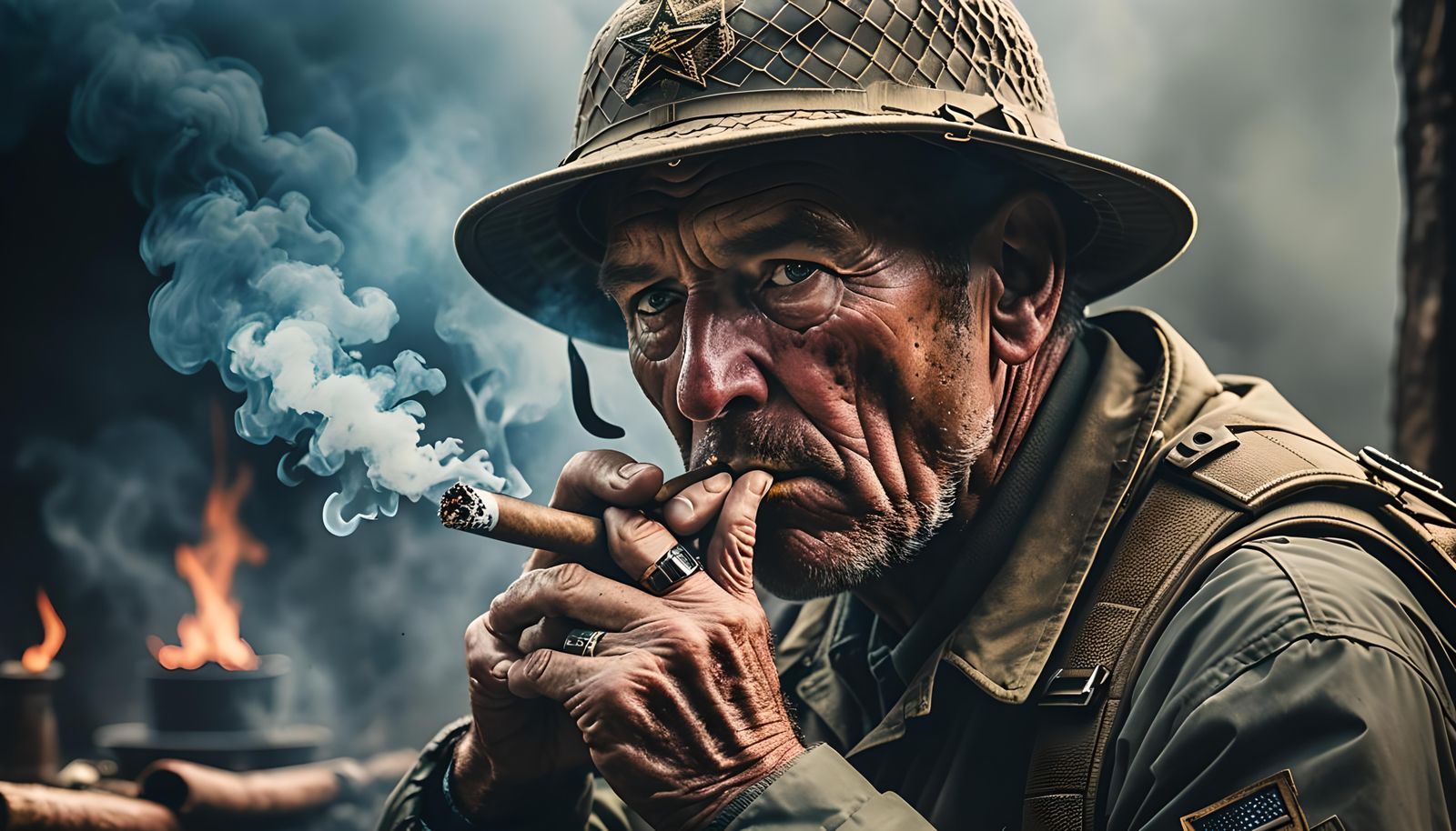 Cinematic Portrait of John Price in Action