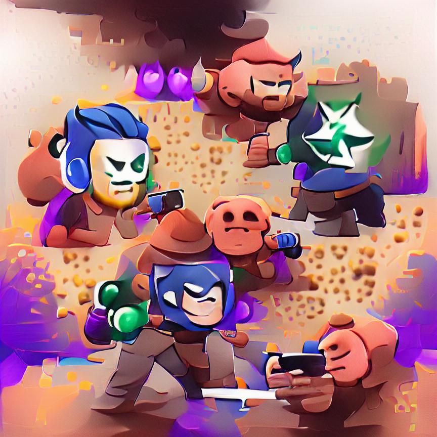 Stylized Character Ready for Battle