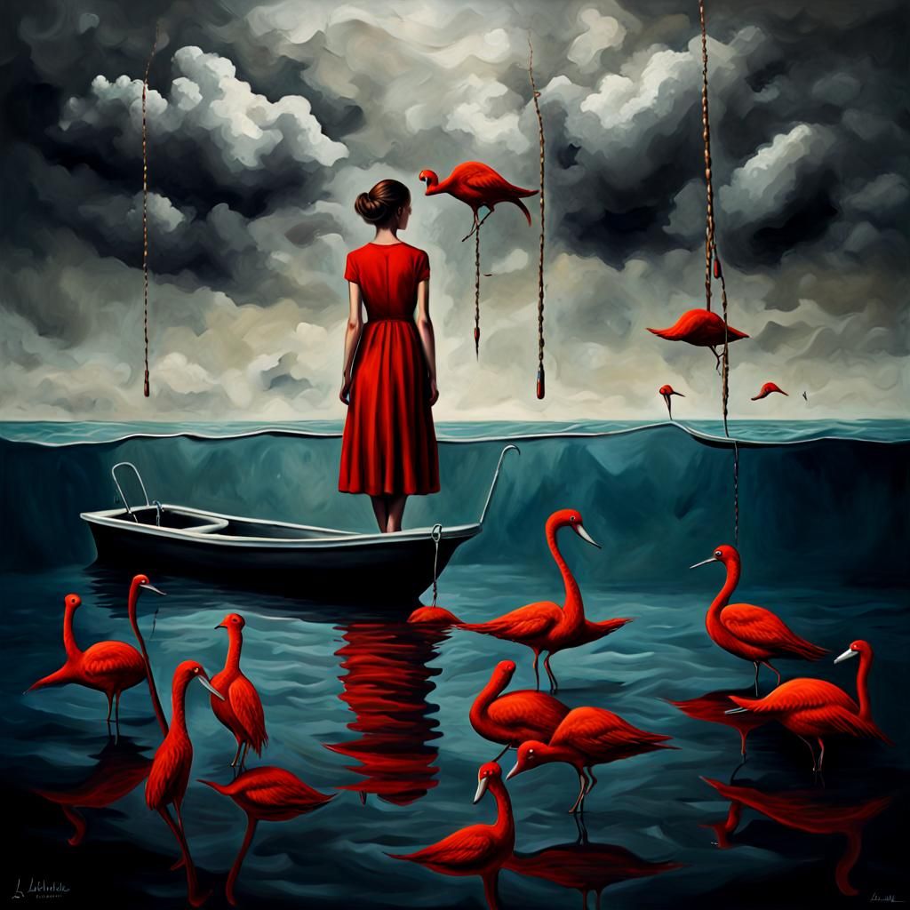 Surrealist Image Exploring Limits of Reason