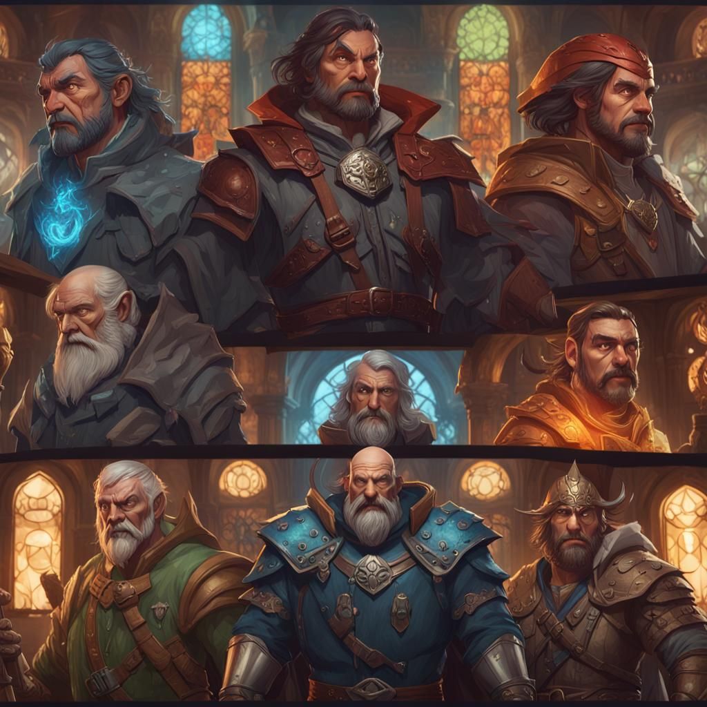 D&D Cult Scene in HQ 8K Resolution