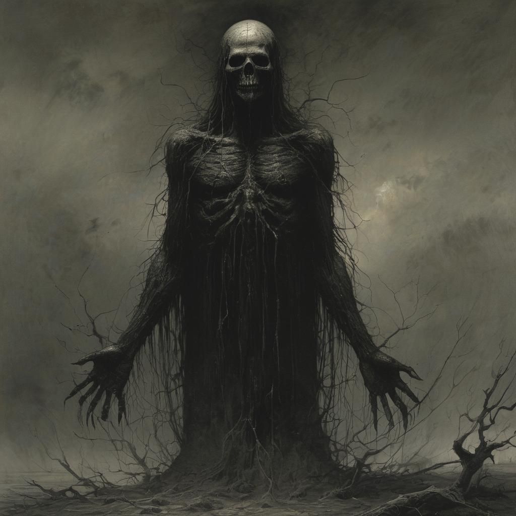 Surreal Grimdark Landscape