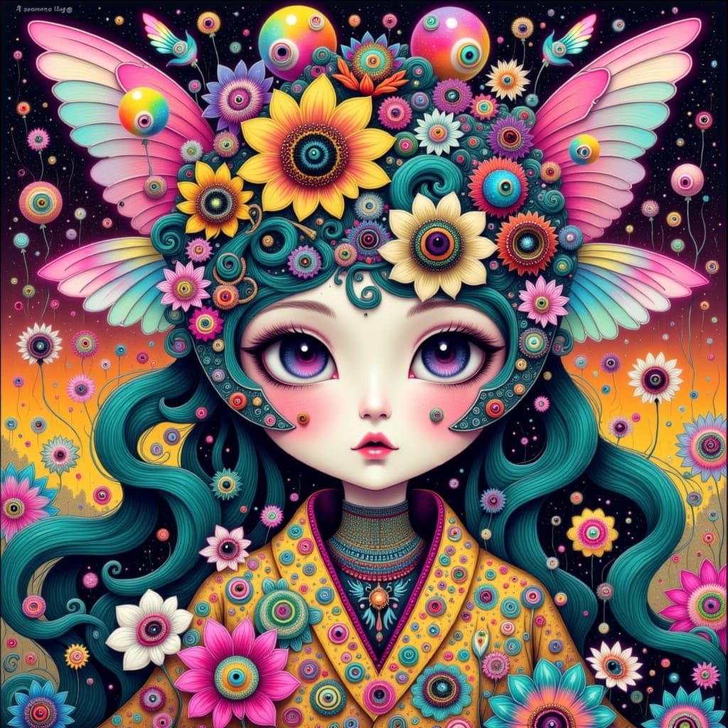 Mythical Yakubarai in Dreamlike Surrealism