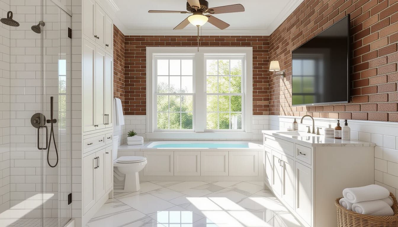 Spacious Victorian Bathroom with Modern Touches