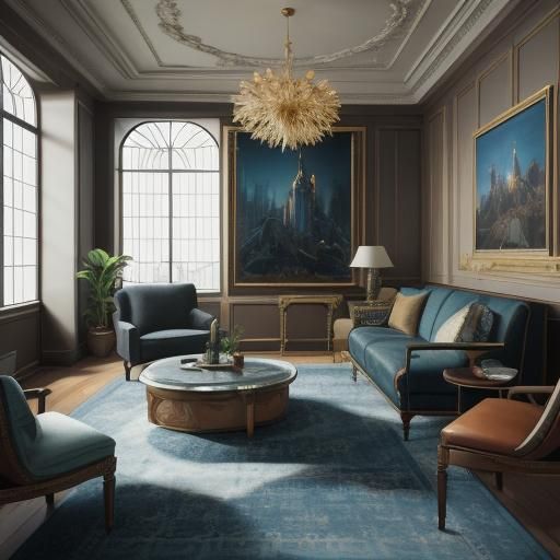 Christmas in a 90s Style High Rise Apartment